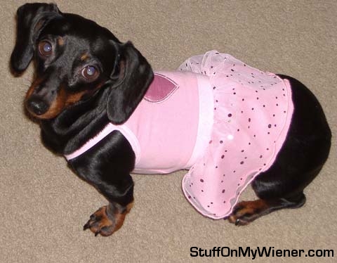 Scarlet as a prima ballerina.