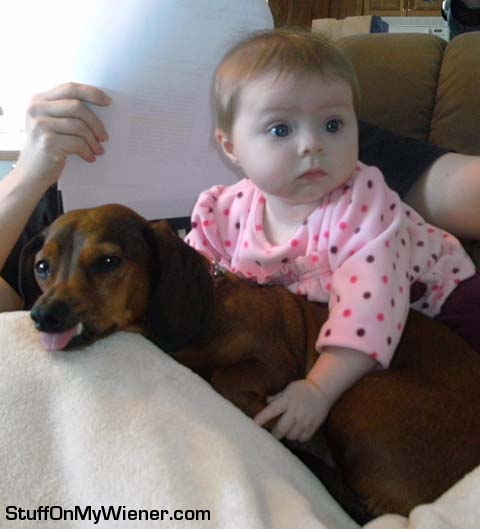 Baby Emily and Sophie.