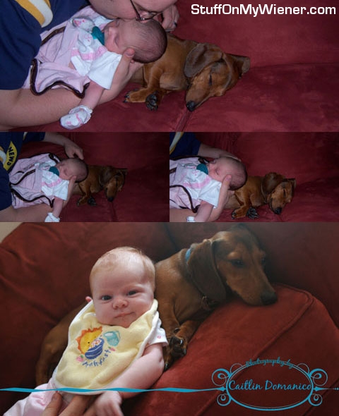 Stretch with sister Ava and cousin Lily.