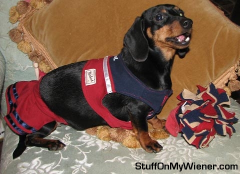 Matilda the cheerleader.