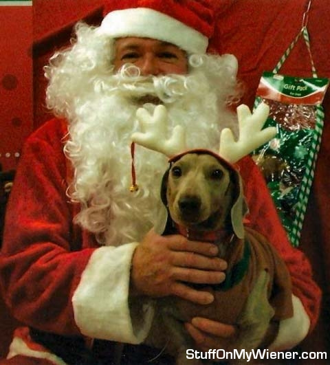 Chris with Santa.