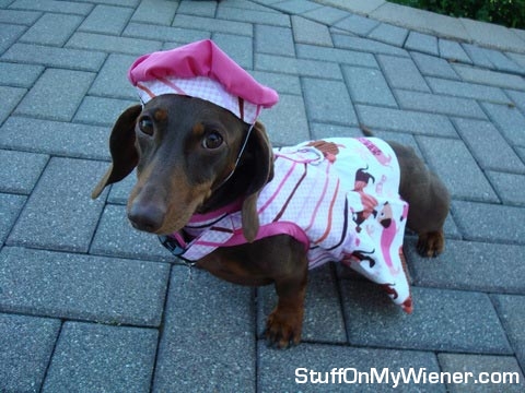 Dilly Mae Martin in hat and dress.