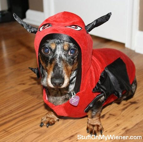 Abbey as the Jersey Devil.