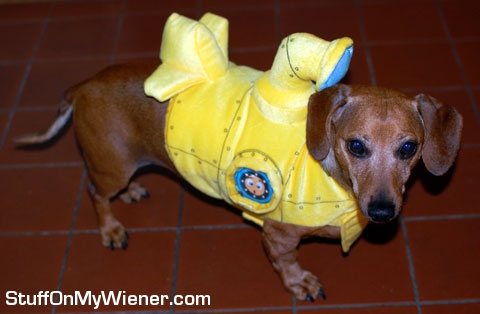 Basil as a submarine.