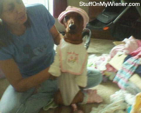 Bentley in a onesie.