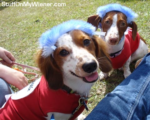 Kody Monster and Lilly Bug as thing 1 and thing 2.