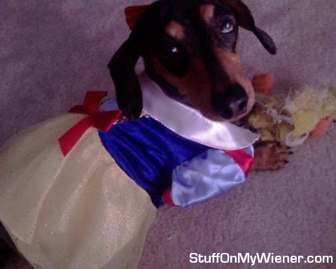 Suzie as Snow White.