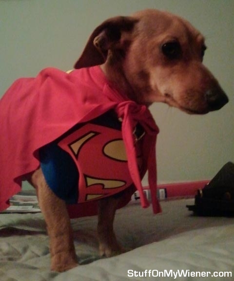 Buster as Super Weenie.