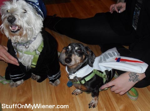 Samantha in an airplane costume.
